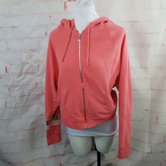 Victoria's  Secret Angels zip hoodie salmon gold - Picture 1 of 7